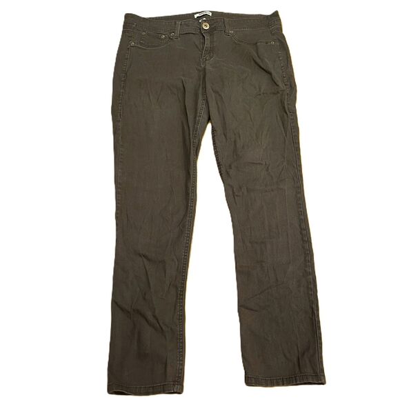 Bongo Plus Brown Low Rise Jeans 14W Y2K Straight Leg - Picture 1 of 10